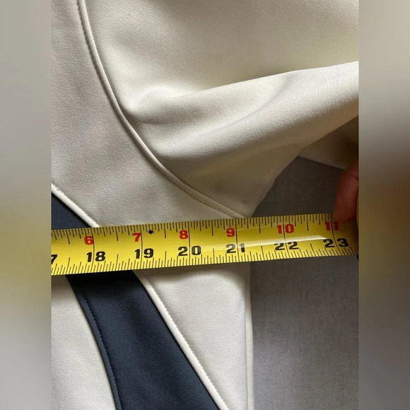 Whiteridge Xtreme Series Cream  Fleece Golf Short Sleeve full zip jacket Sz S - Picture 13 of 15